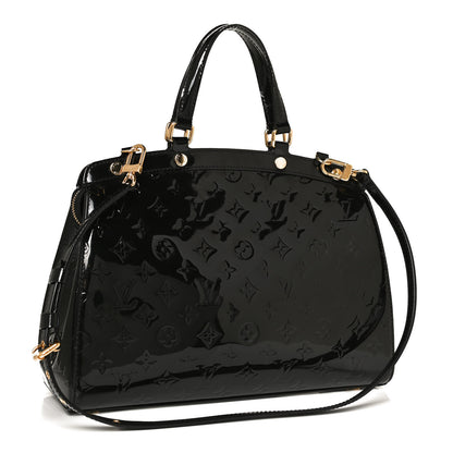 Louis Vuitton Vernis Brea MM Black 3 of 13