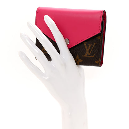 Louis Vuitton Monogram Victorine Wallet Fuchsia Brown 2 of 10