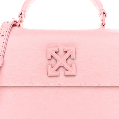 Off-White Saffiano Jitney 1.4 Top Handle Bag Pink 7 of 10