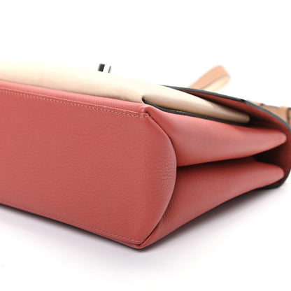 Louis Vuitton Soft Calfskin My Lockme Top Handle Vieux Rose Sesame Creme 8 of 8