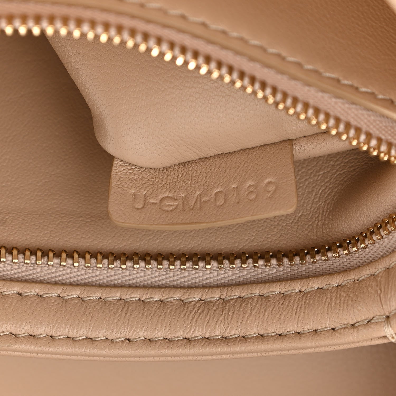 Celine Shiny Calfskin Medium Triomphe Nude 7 of 13