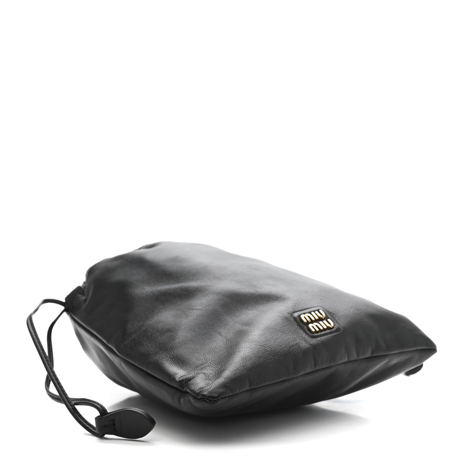 Miu Miu Nappa Pouch Black 4 of 6