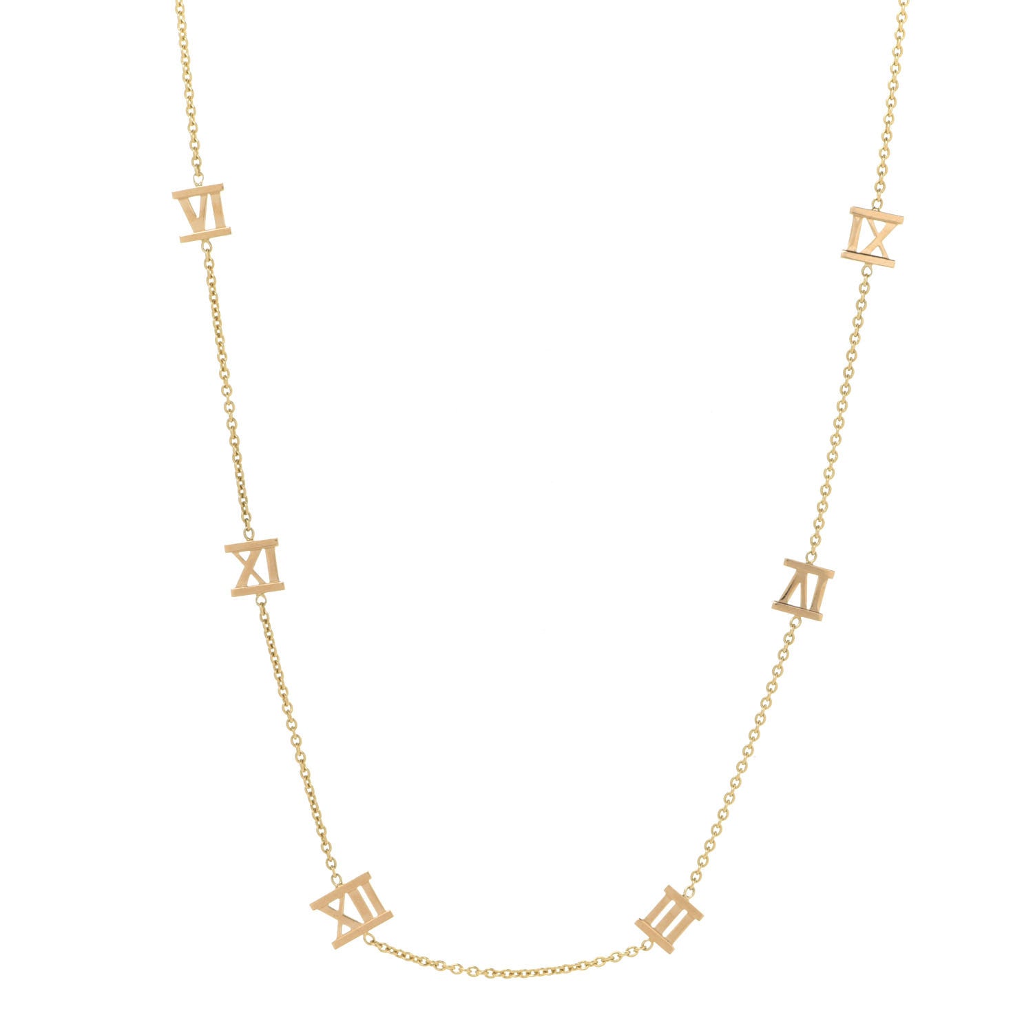 Tiffany 18K Yellow Gold Atlas Chain Necklace 1 of 6