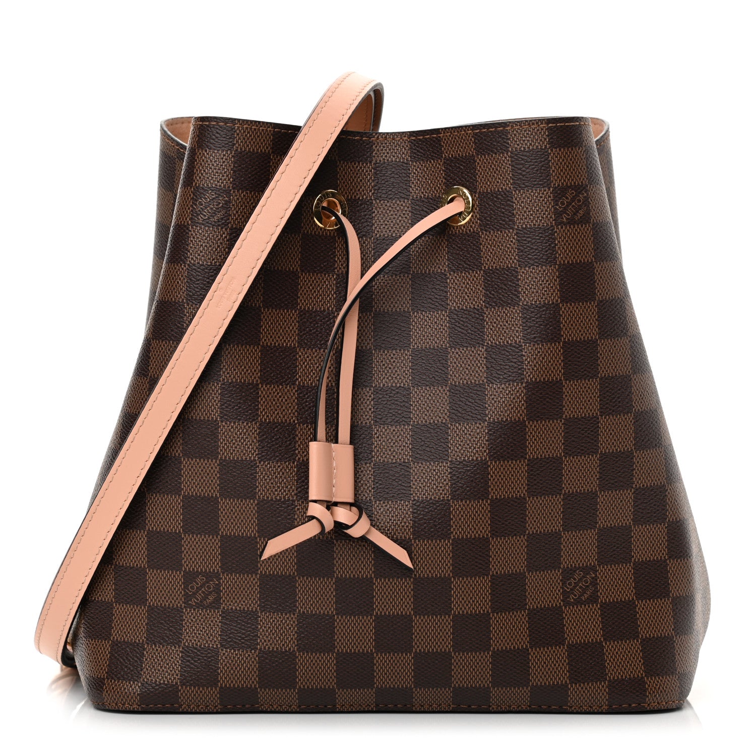 Louis Vuitton Damier Ebene Neonoe MM Venus Pink 1 of 11