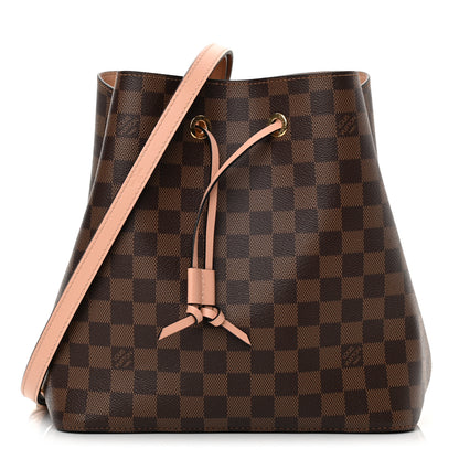 Louis Vuitton Damier Ebene Neonoe MM Venus Pink 1 of 11
