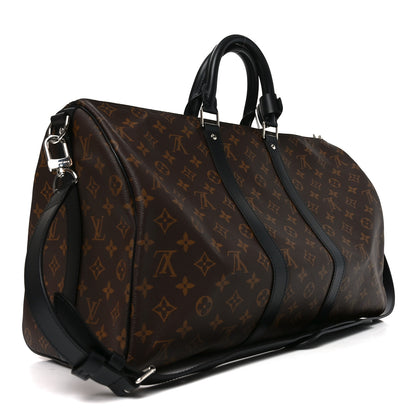 Louis Vuitton Monogram Macassar Keepall Bandouliere 45 2 of 8