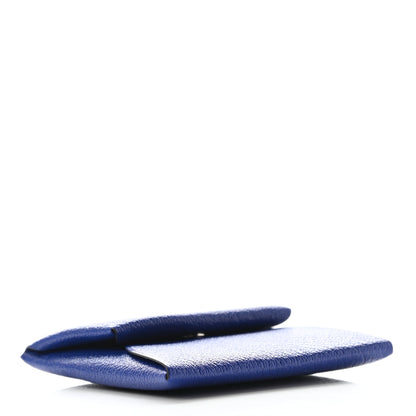 Hermes Chevre Mysore Bastia Coin Purse Bleu Electrique 4 of 7
