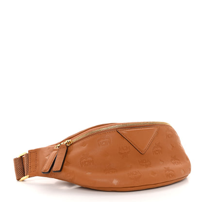 MCM Calfskin Ottomar Monogram Fursten Belt Bag Cognac 4 of 10