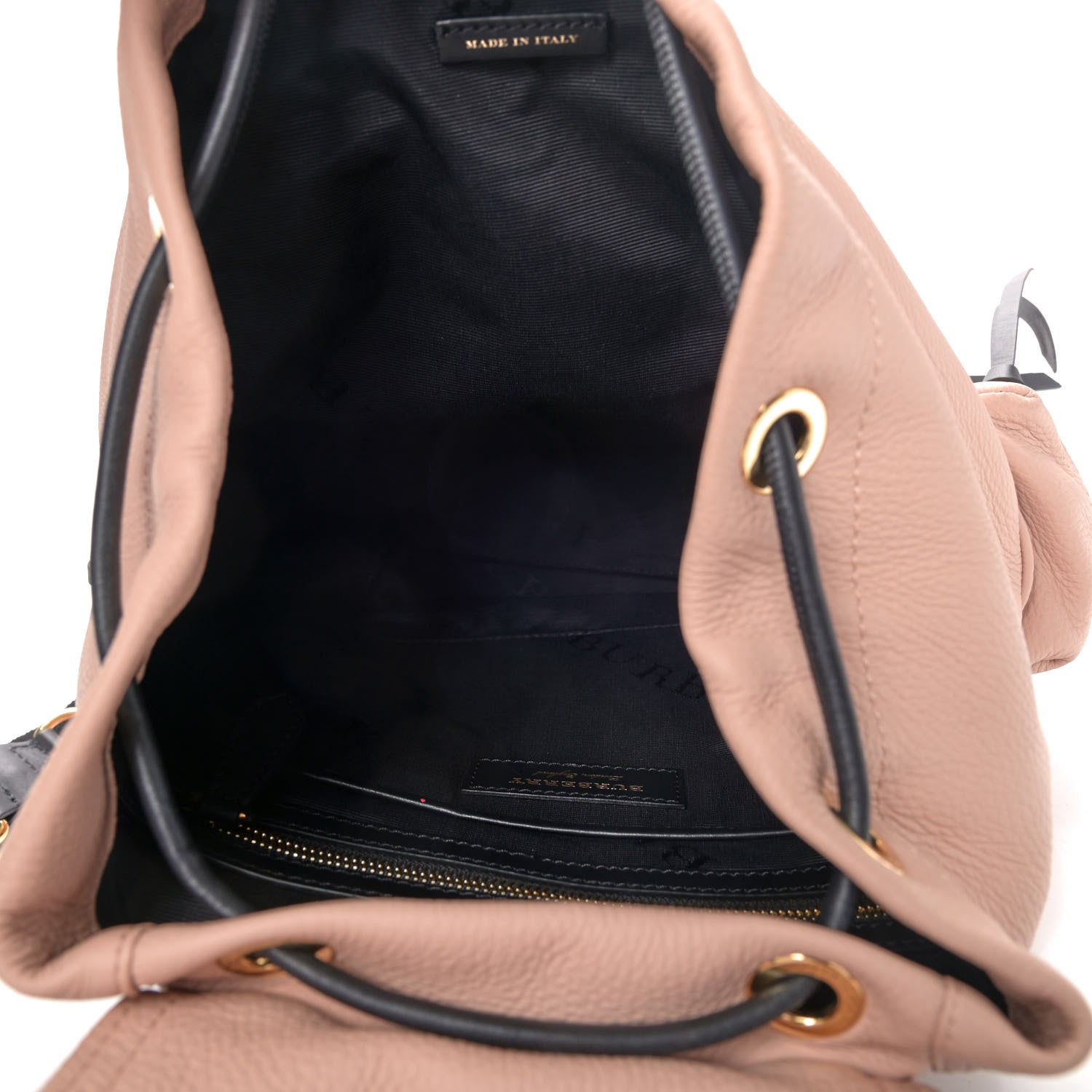 Burberry Deerskin Medium Rucksack Backpack Pale Apricot 4 of 4
