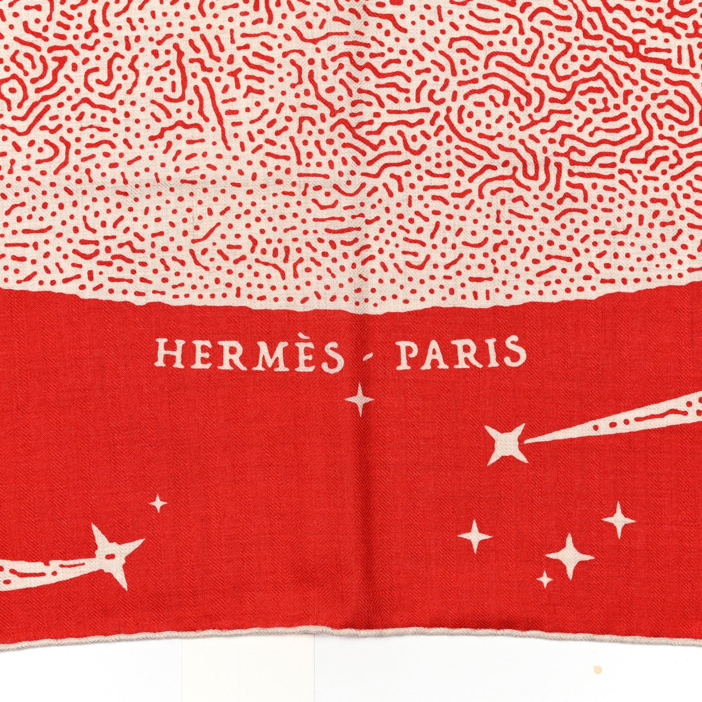Silk Cashmere Clair De Lune Shawl 140 Rouge Naturel