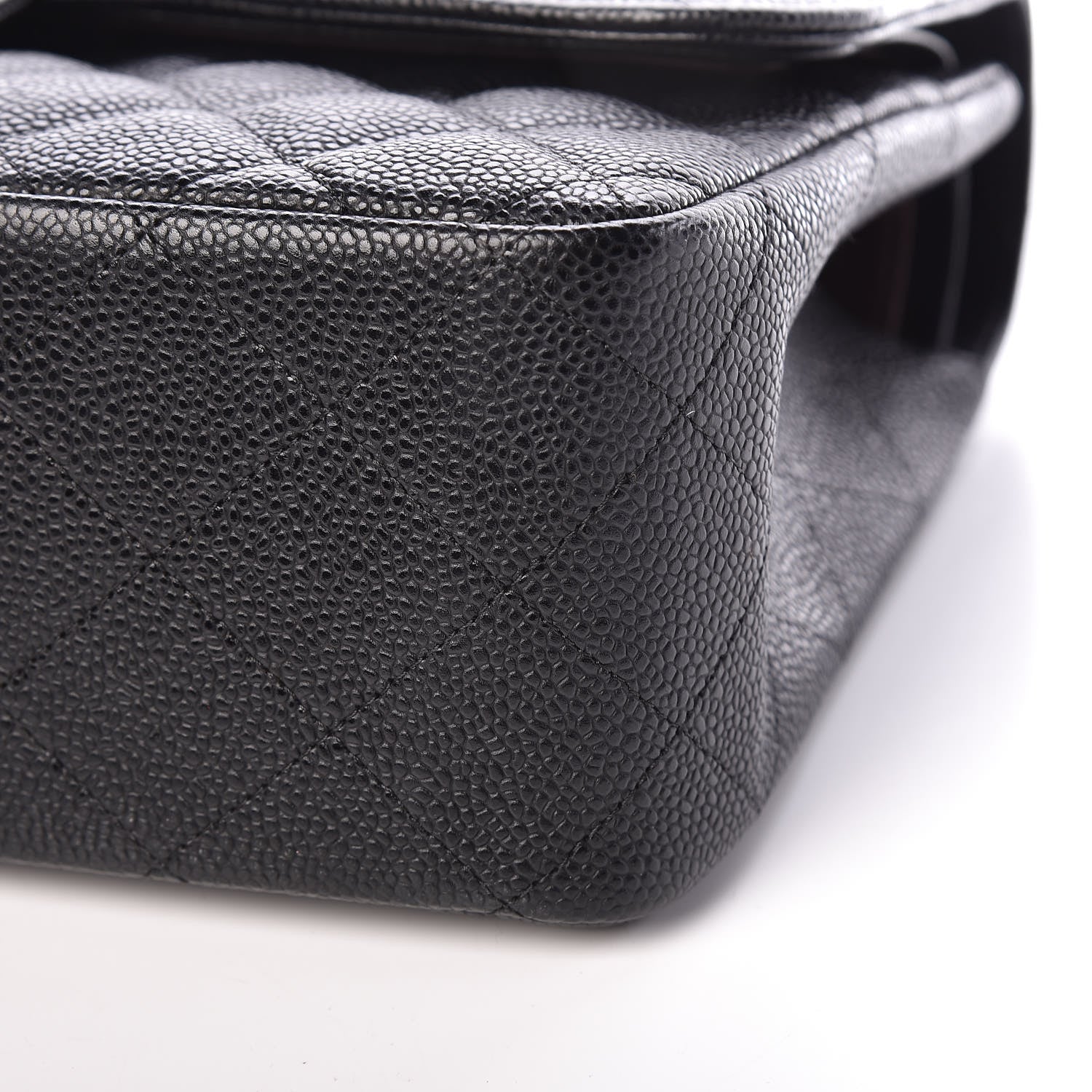 Chanel Caviar Quilted Jumbo Double Flap Black 6 of 9