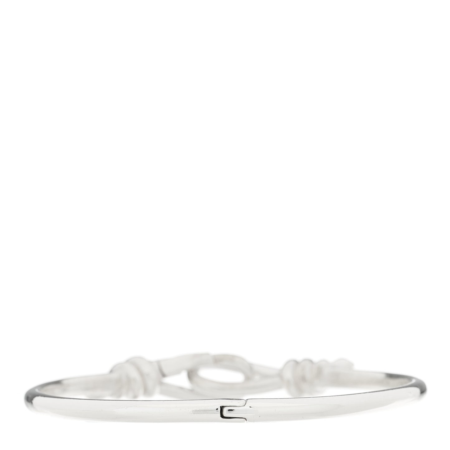 Sterling Silver Paloma Picasso Knot Hinged Bangle Bracelet