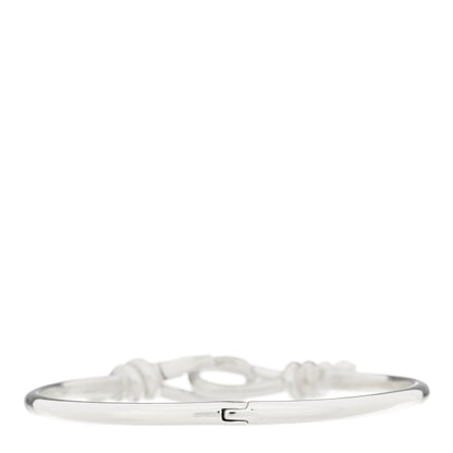 Tiffany Sterling Silver Paloma Picasso Knot Hinged Bangle Bracelet 2 of 4