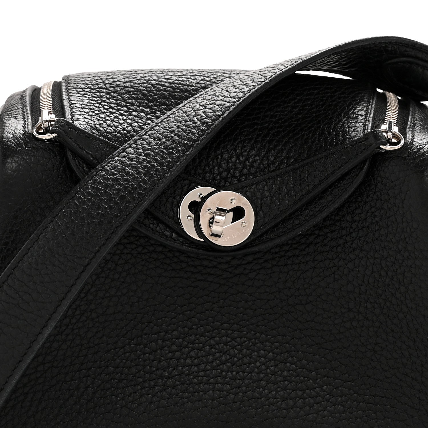 Hermes Taurillon Clemence Mini Lindy 20 Black 15 of 27