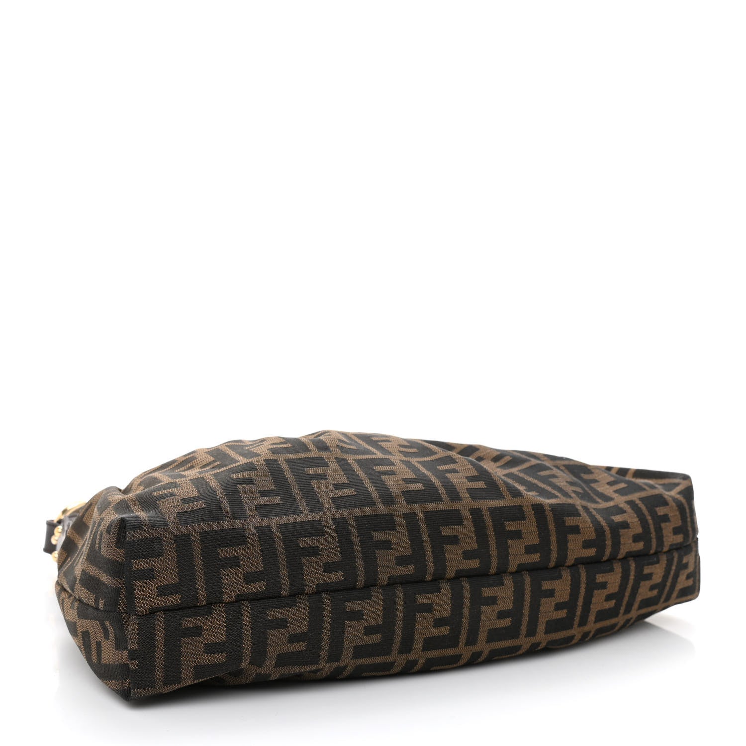 Fendi Zucca Cuoio Lucido Chef Hobo Tobacco Moro 4 of 8