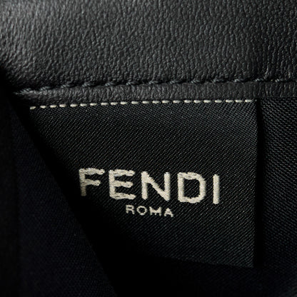 Fendi Nappa Matisse FF Embossed Continental Wallet On Chain Black 7 of 12
