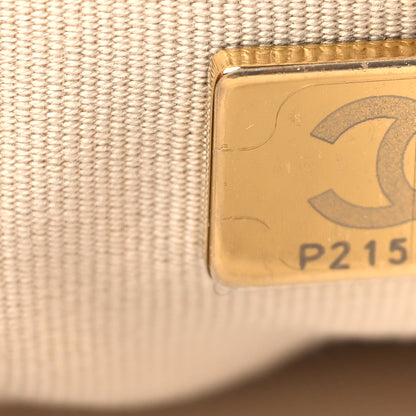 Chanel Caviar Quilted Wavy CC Hobo White 7 of 11