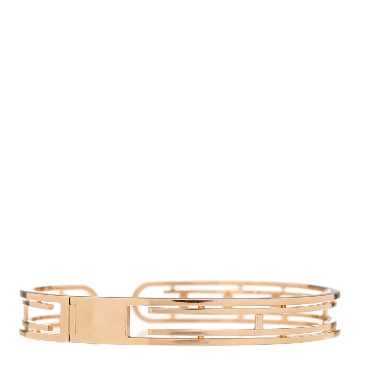 Messika 18K Rose Gold Diamond Move 10th Bangle Bracelet 2 of 4