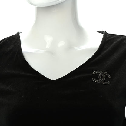 Chanel Bead CC Brooch Black Silver 2 of 4
