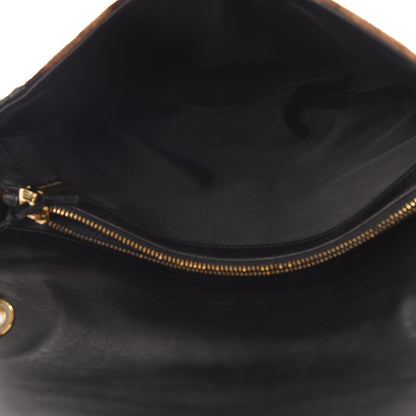Versace Calfskin Leopard Icon Chain Flap Black 5 of 11