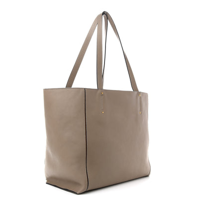Chloe Smooth Calfskin Medium Milo Shopping Tote Motty Grey 3 of 8