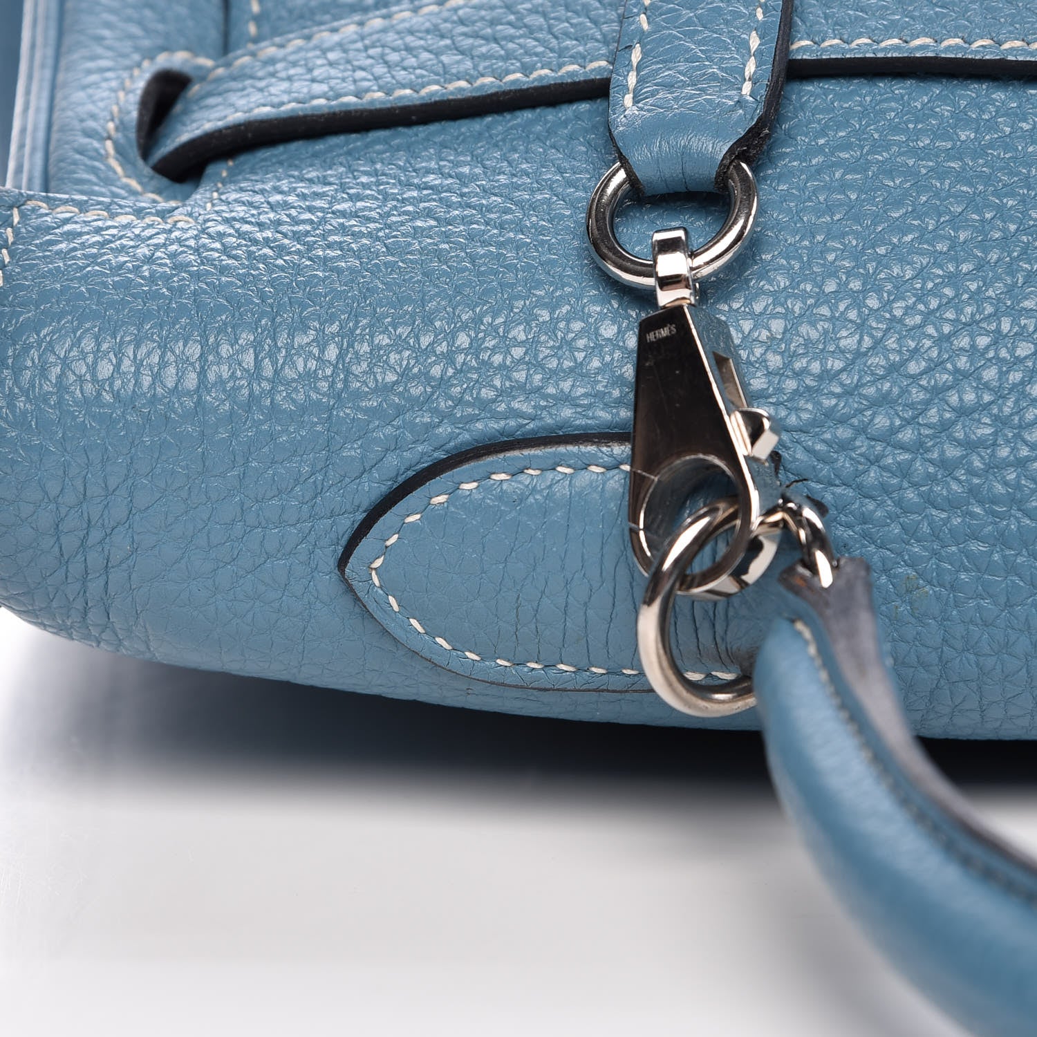 Hermes Togo Kelly Retourne 35 Blue Jean 9 of 41