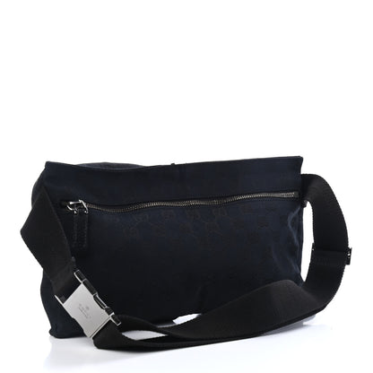 Gucci GG Monogram Double Pocket Belt Bag Black 2 of 4