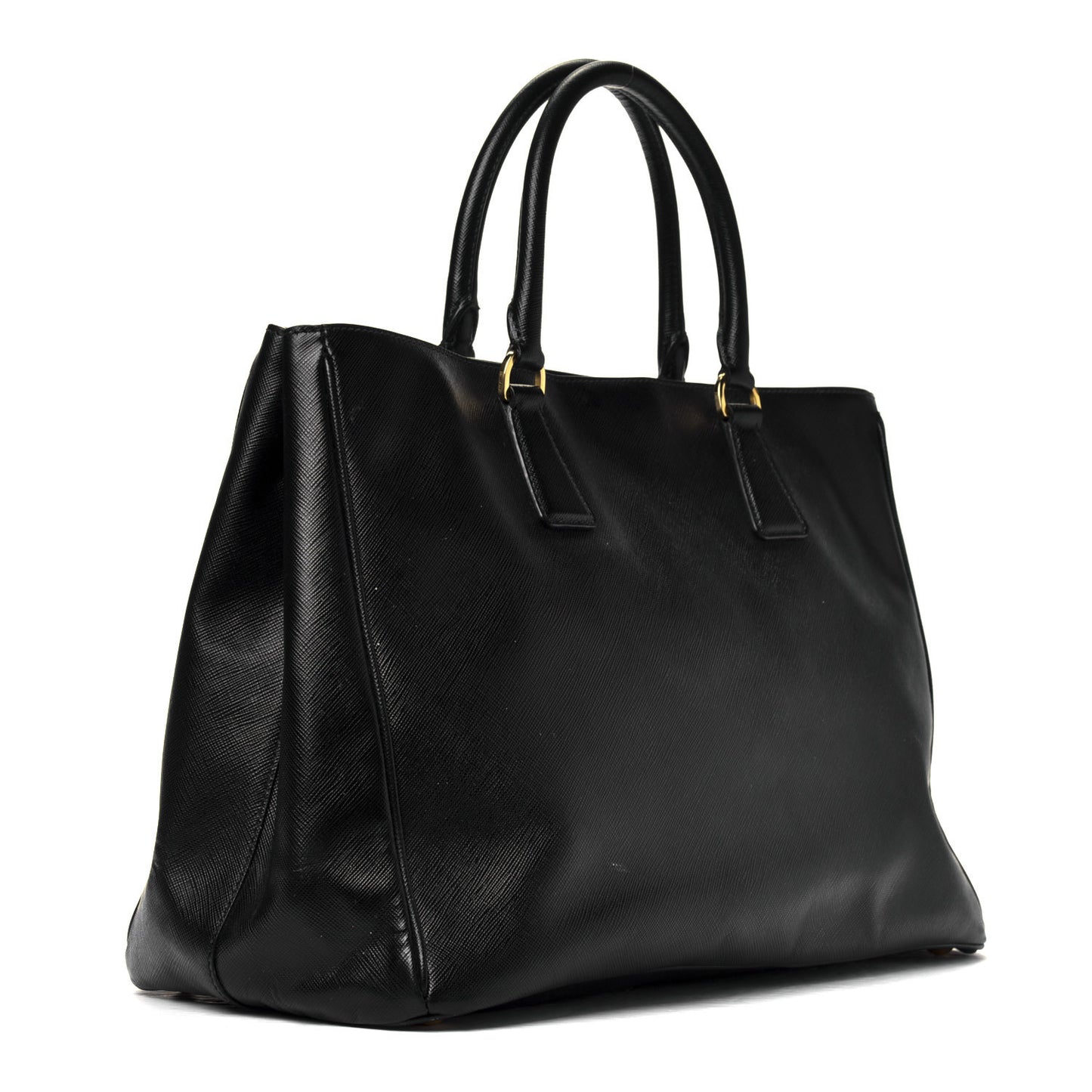 Saffiano Lux Large Tote Black