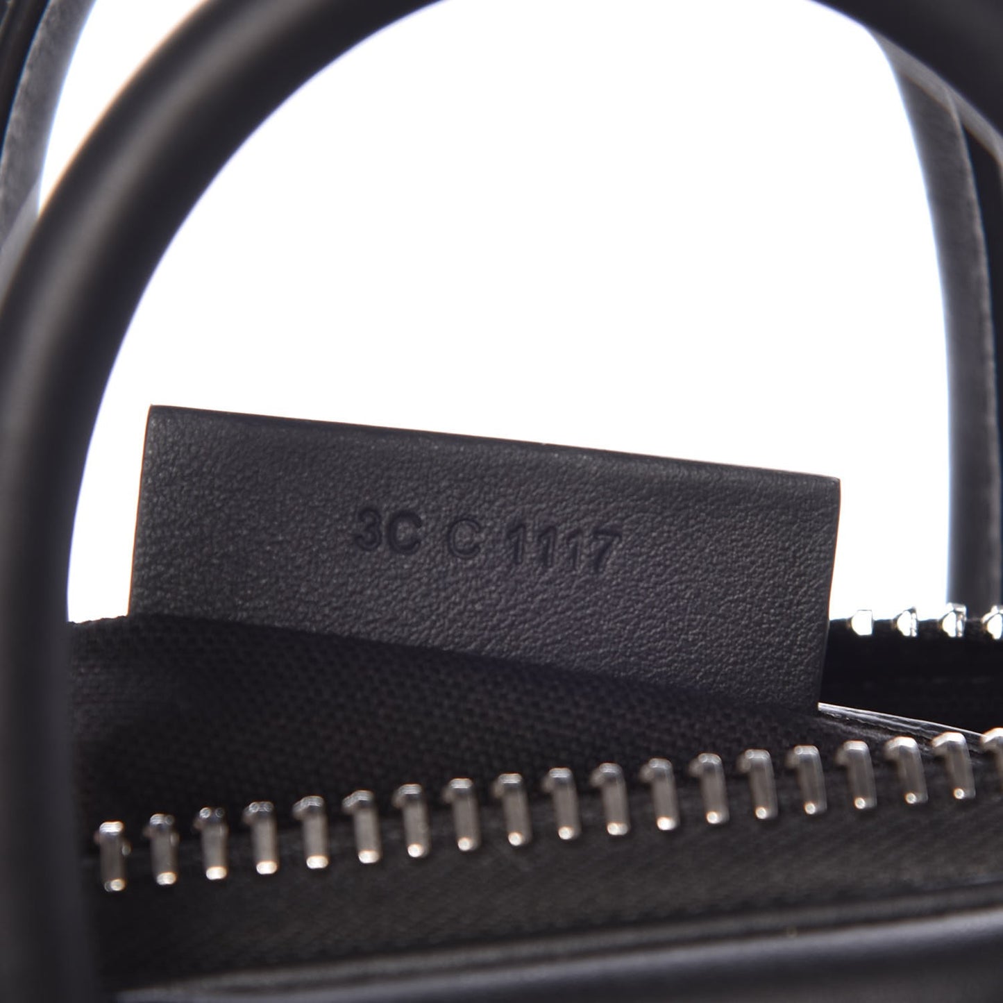 Calfskin Suede Mini Studded Chevron Antigona Black