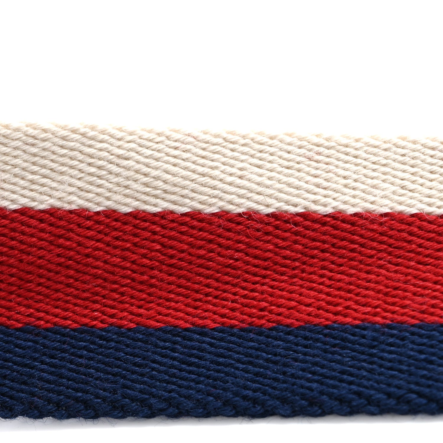 Gucci Web Feline D Ring Belt 80 32 Red White Blue 5 of 8