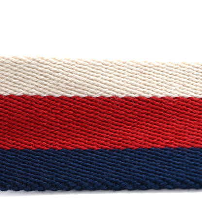 Gucci Web Feline D Ring Belt 80 32 Red White Blue 5 of 8