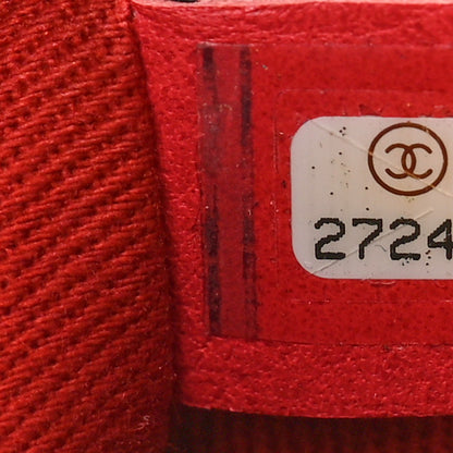Chanel Caviar Quilted Small Coco Handle Flap Red 7 of 11