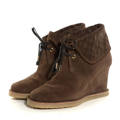 Louis Vuitton Suede Fauvist Low Boots 37.5 Brown 3 of 8