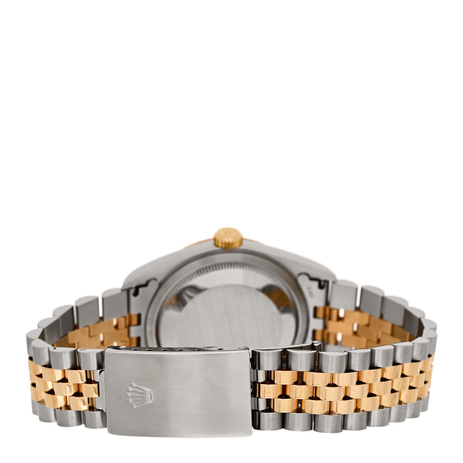 Rolex Stainless Steel 18K Yellow Gold 36mm Oyster Perpetual Datejust Watch White 16233 3 of 4