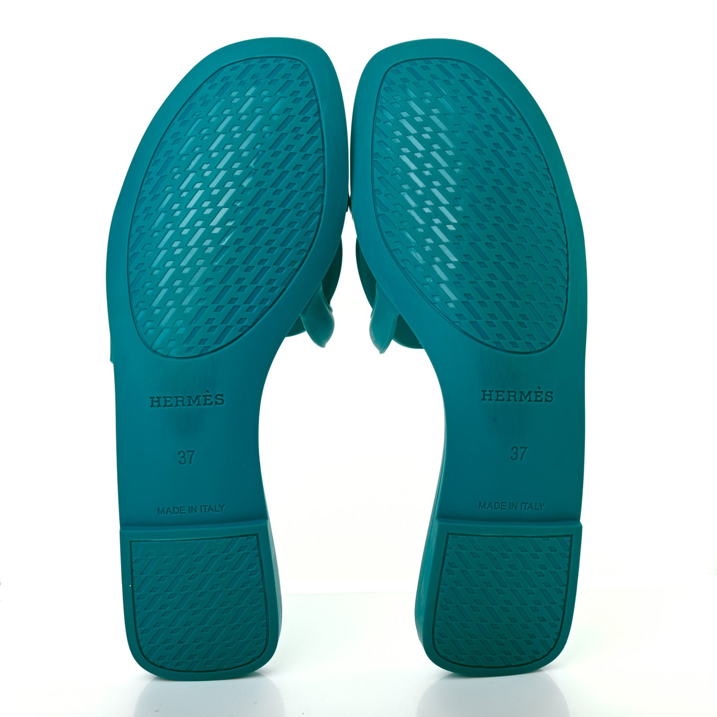 Rubber Aloha Sandals 37 Bleu Vif