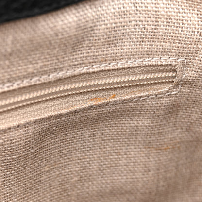 Gucci Dollar Calfskin Interlocking G Top Handle Shoulder Bag Black 11 of 12