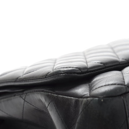 Chanel Lambskin Quilted Maxi Double Flap Black 16 of 20