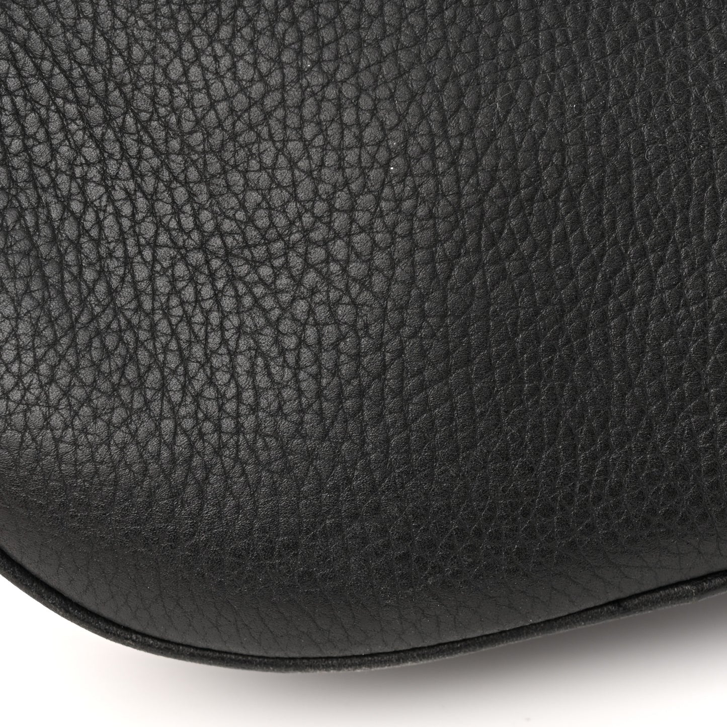 Calfskin Double Saddle Bag Black