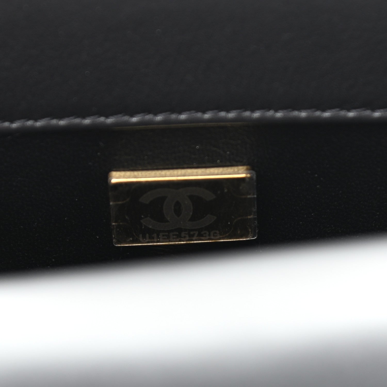Chanel Calfskin Crystal Quilted Extra Mini Coco Handle Flap Black 7 of 10