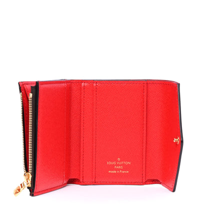 Louis Vuitton Damier Ebene Zoe Wallet Coquelicot 3 of 4