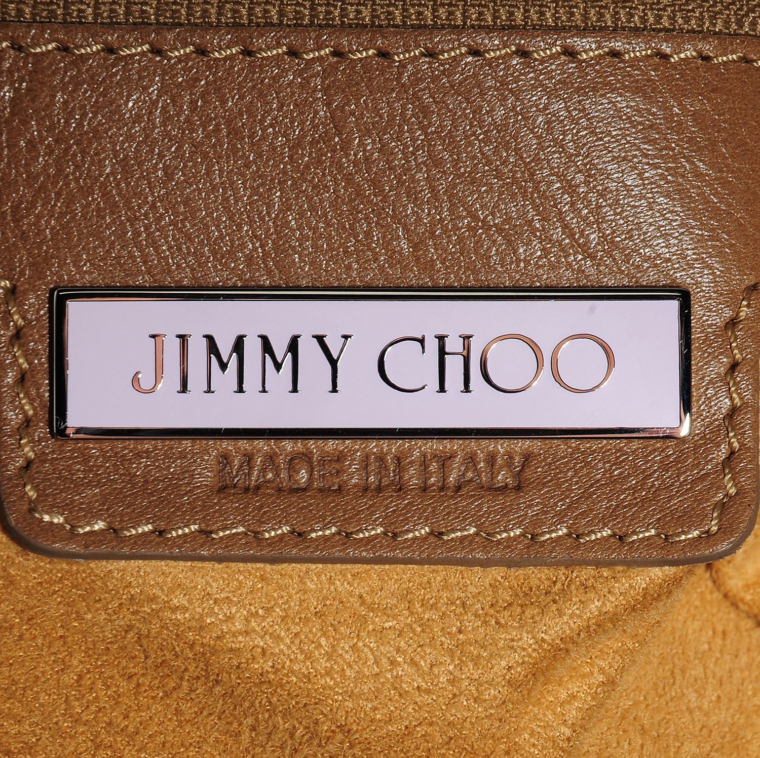 Jimmy Choo Nappa Leather Studded Large Saba Hobo Bag Mink 6 of 10
