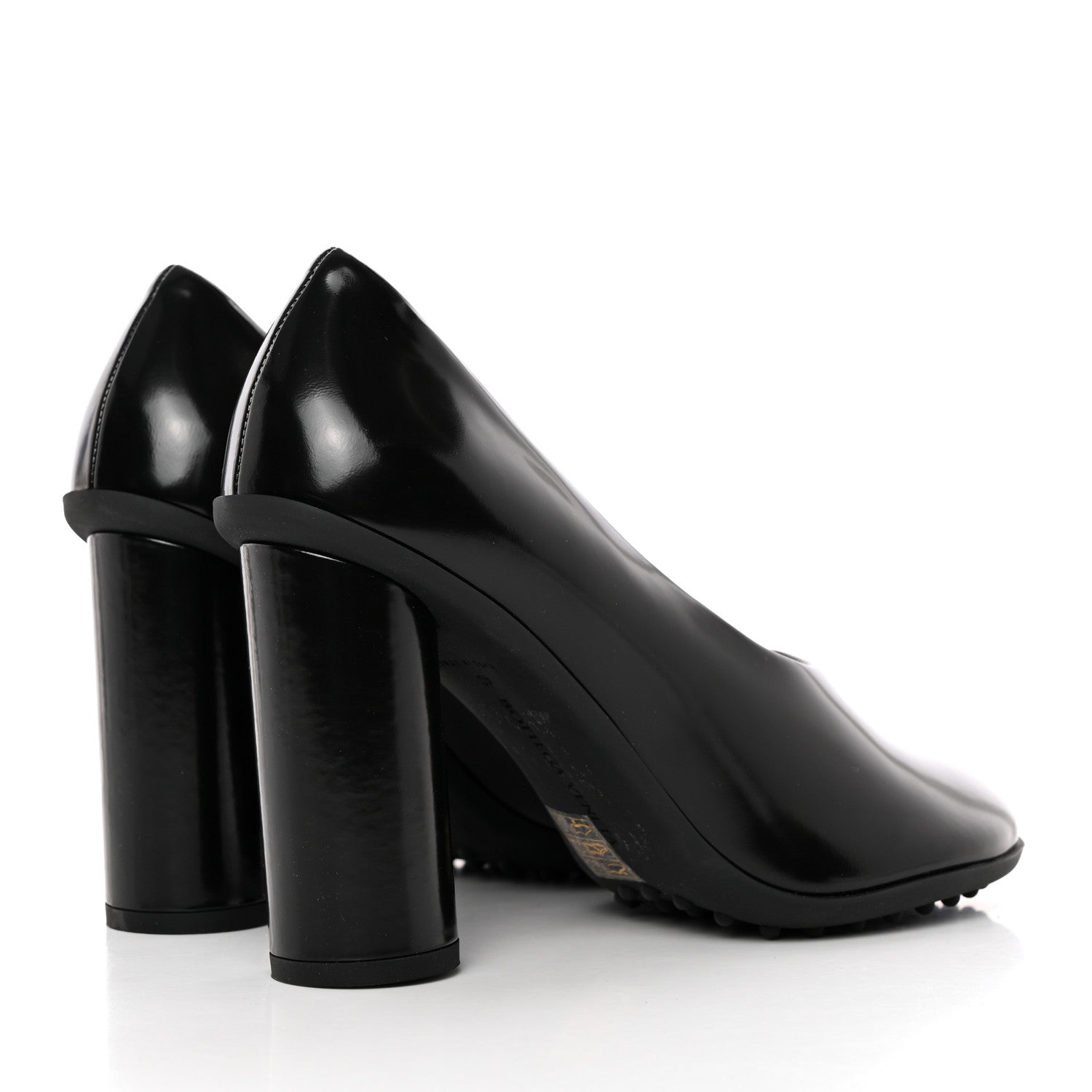 Bottega Veneta Latex Atomic Pumps 40 Black 4 of 10