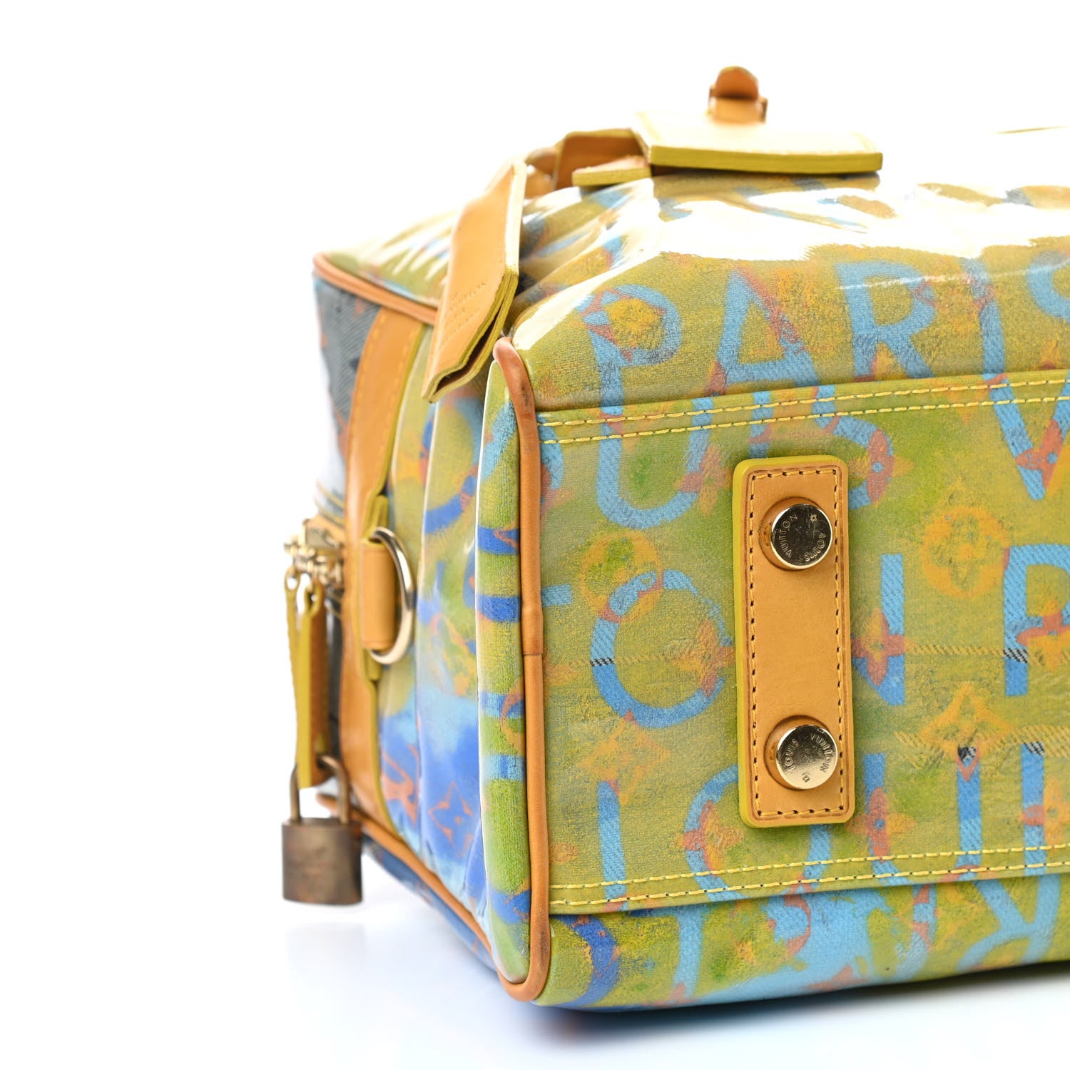 Louis Vuitton Monogram Pulp Defile Weekender PM Yellow 8 of 10