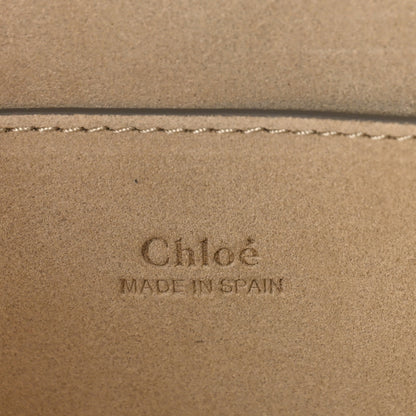 Chloe Suede Calfskin Small Faye Shoulder Bag Motty Grey 6 of 9