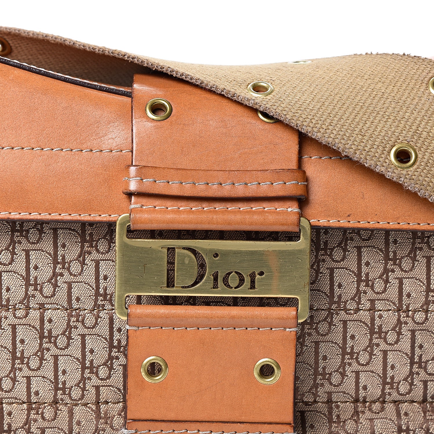 Christian Dior Monogram Street Chic Shoulder Bag Beige 9 of 11