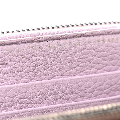 Bottega Veneta Nappa Intrecciato Zip Around Wallet Lilac 7 of 8