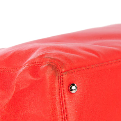 Chanel Lambskin Executive Cerf Shopper Tote Red 11 of 13