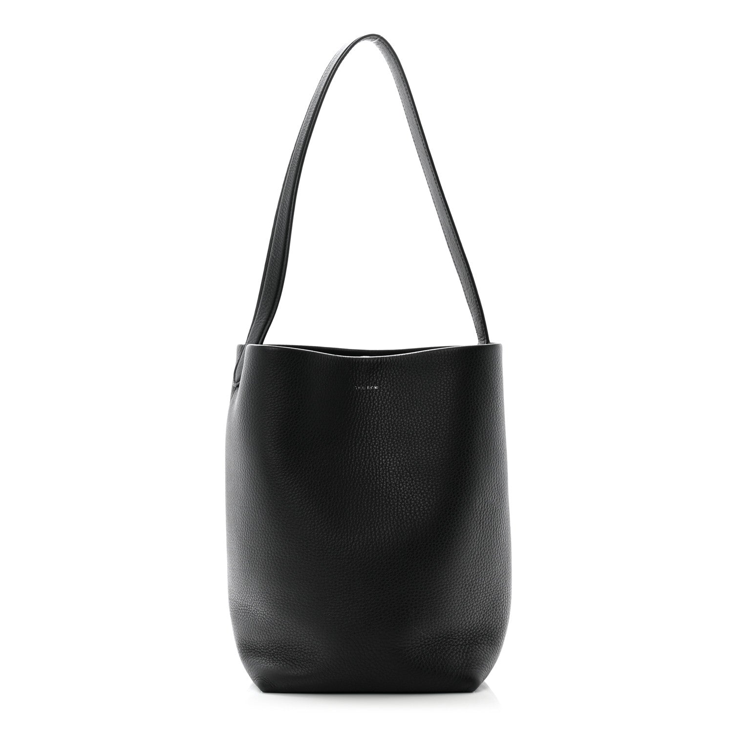 The Row Grained Calfskin Medium N/S Park Tote Black 1 of 12