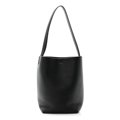 The Row Grained Calfskin Medium N/S Park Tote Black 1 of 12