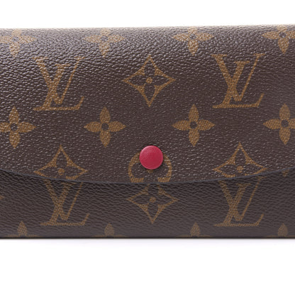 Louis Vuitton Monogram Emilie Wallet Fuchsia 7 of 10